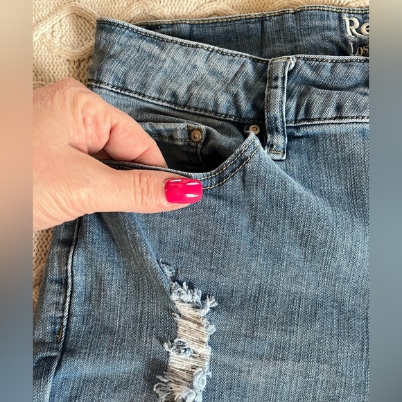 Resfeber Los Angeles Designer Medium Wash, Distressed Jeans Women’s Size 6 - Picture 14 of 16